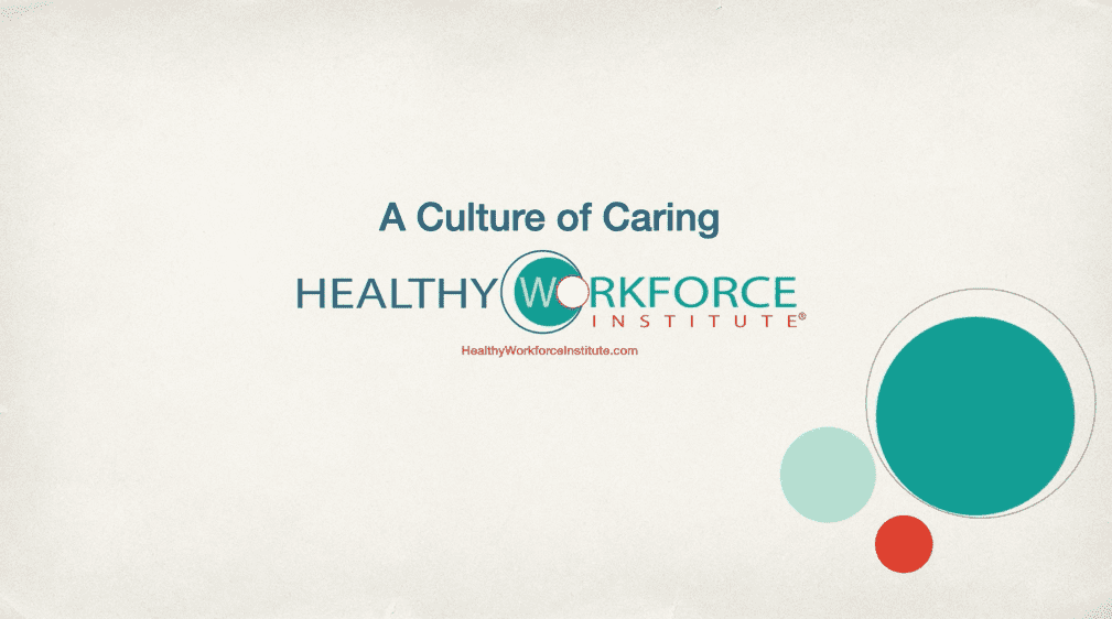 COC PromoVidPic Healthy Workforce Institute