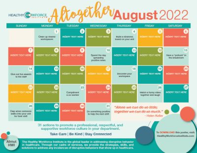 2022 August HWI Calendar
